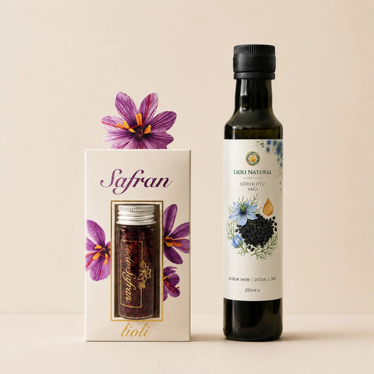 3 gr Safran ve  Çörekotu Yağı 250 ml - 2 li Avantaj Seti